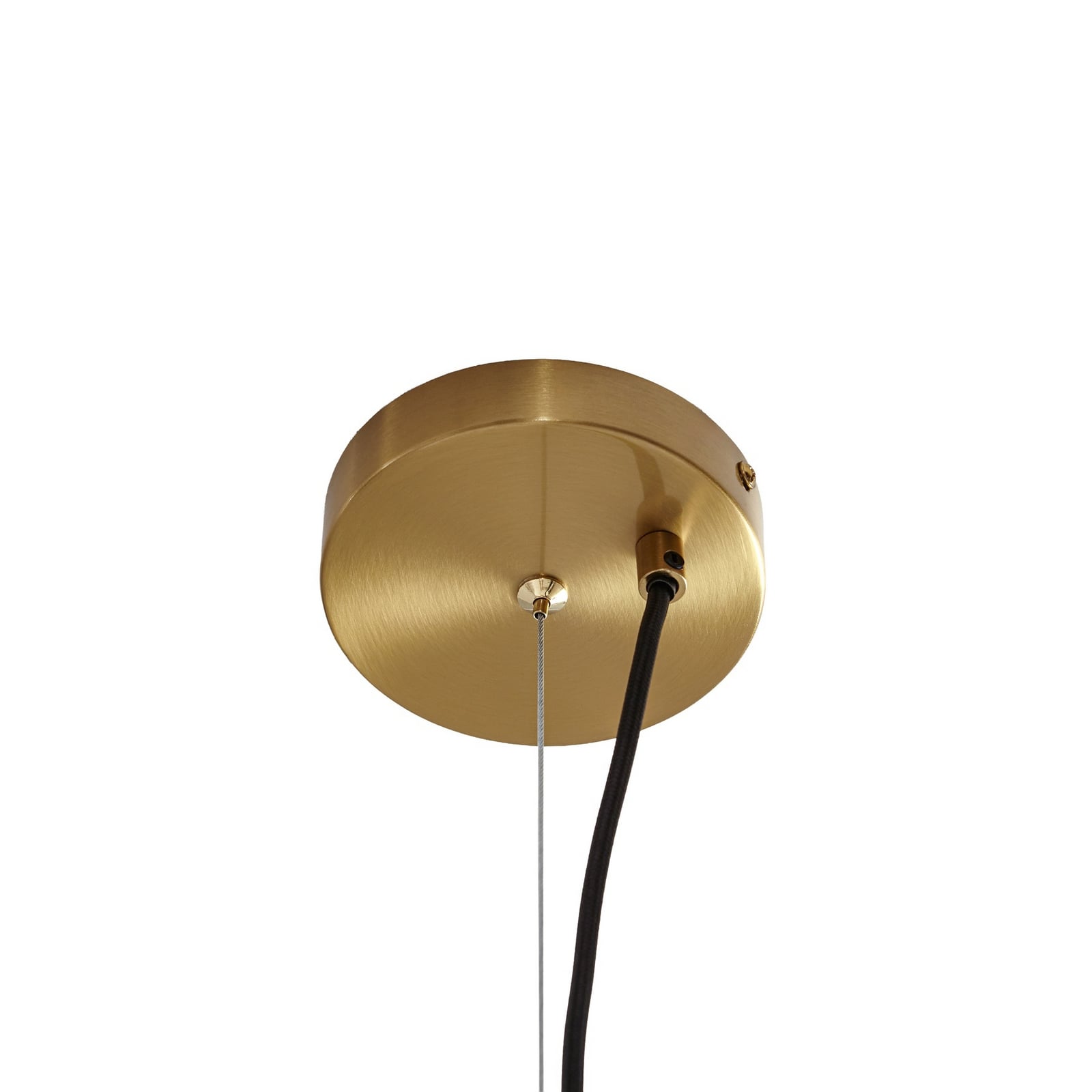 Leanna hengelampe, klar/messing, Ø 54 cm, glass – Lucande Leanna hengelampe, klar/messing, Ø 54 cm, glass – Lucande