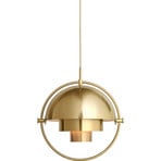 Multi-Lite Závěsná Lampa ø36 Brass/Brass - GUBI