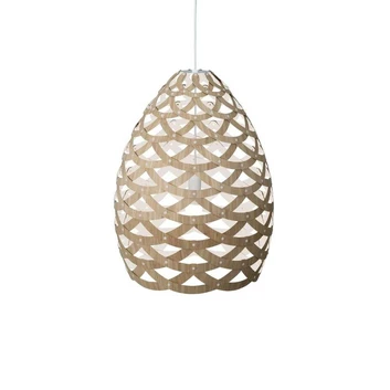 Tui Pendant Ø95 White 1 Site - David Trubridge