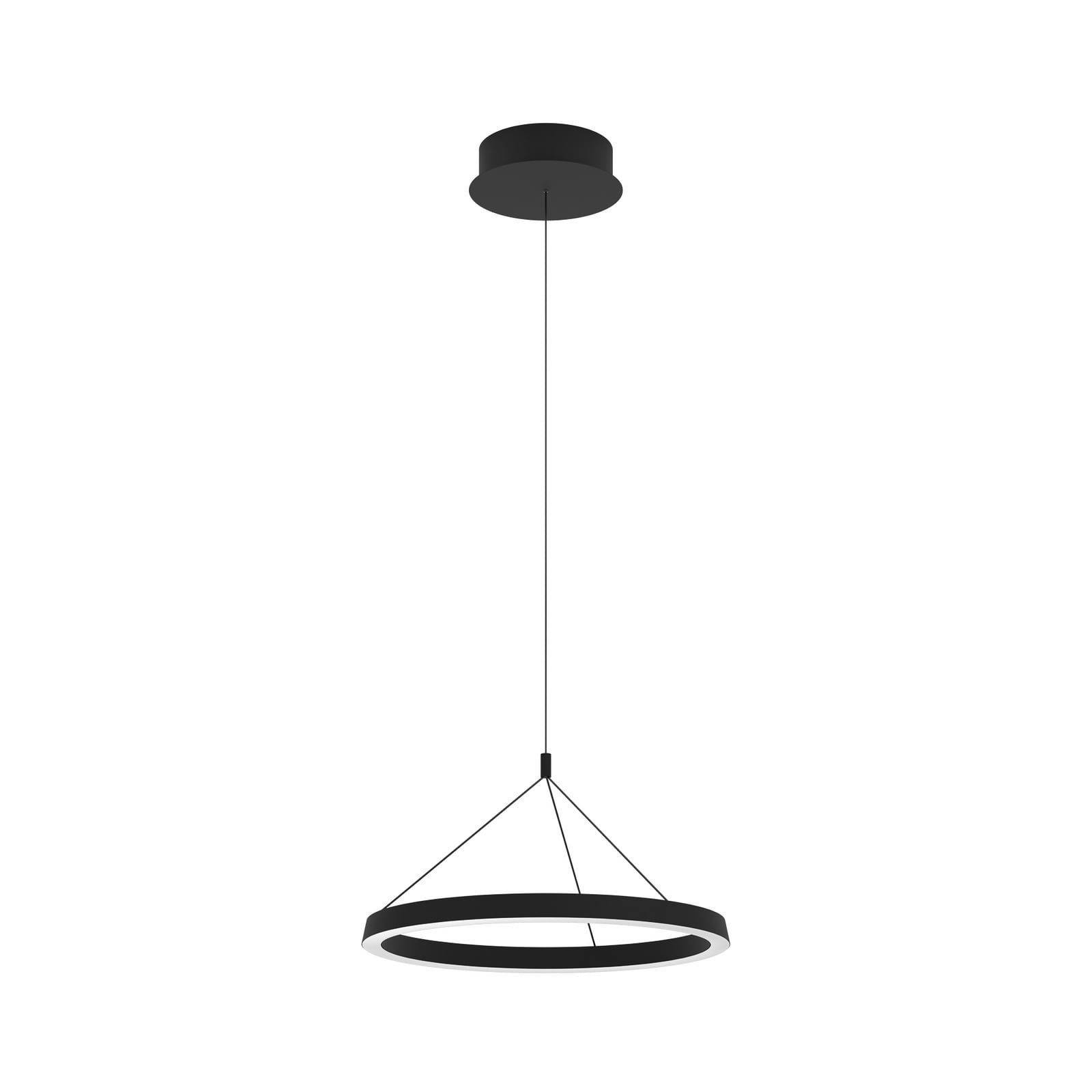 Canyamel LED hanging light, black, Ø 55 cm, CCT – Stars of Light