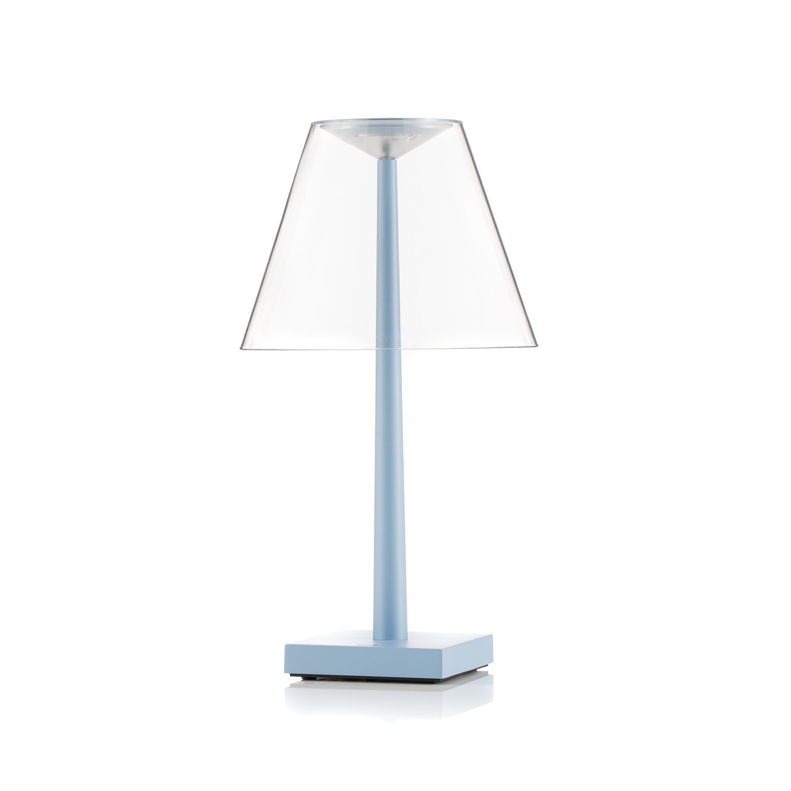 Rotaliana Dina+ T1 lampa stołowa LED błękitna