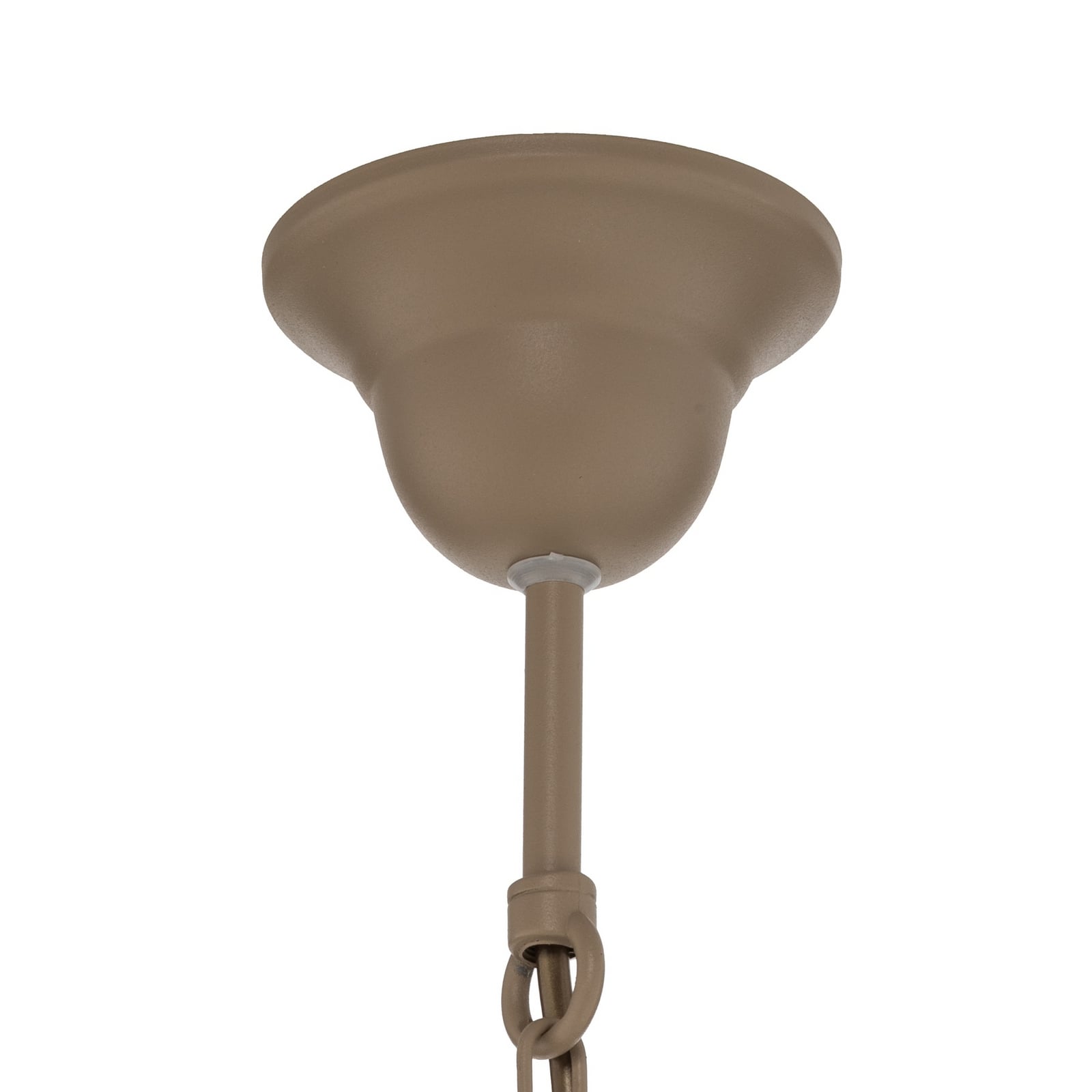 Lámpara de araña Mauro, beige, 7 luces, Ø 62 cm, metal, E14 Lámpara de araña Mauro, beige, 7 luces, Ø 62 cm, metal, E14