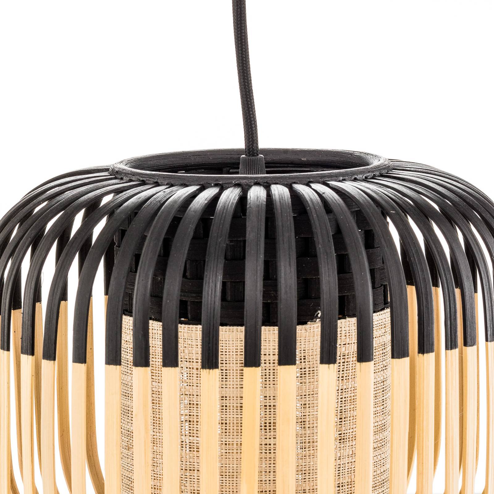 Forestier Bamboo Light XS lampa wisząca czarna