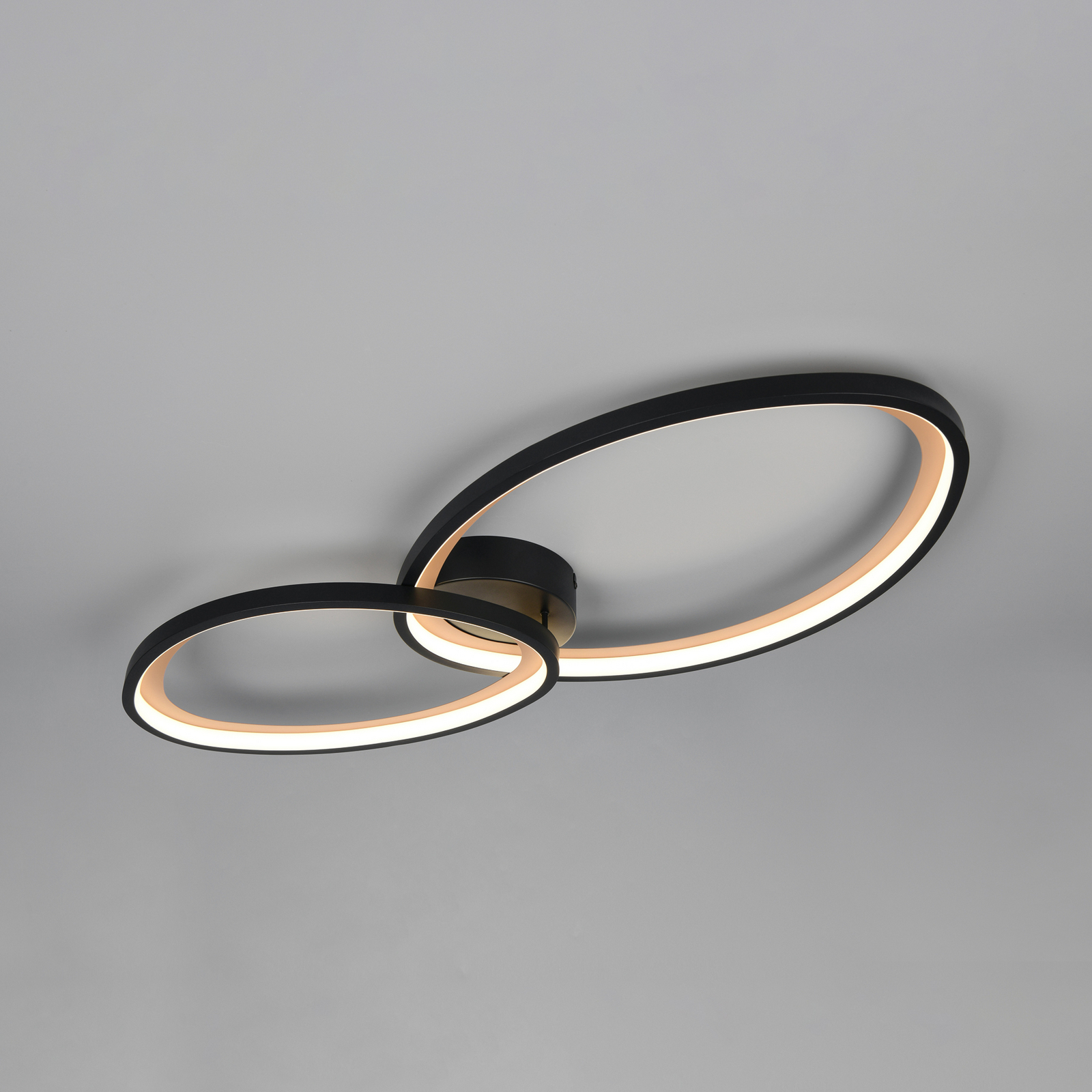 LED griestu lampa „Sivo“, garums 84 cm, matēti melna, metāls, CCT LED griestu lampa „Sivo“, garums 84 cm, matēti melna, metāls, CCT