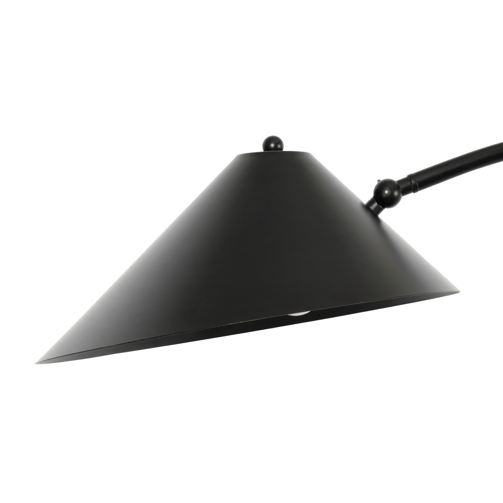 Lucande Stehleuchte Alviero, 157 cm, schwarz, Metall, Marmor