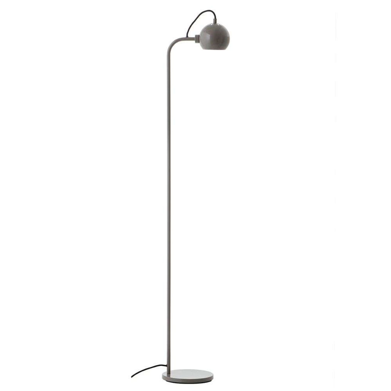 Ball Podna lampa Glossy Warm Siva - Frandsen