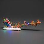 LED tafereel Kerstman in arrenslee