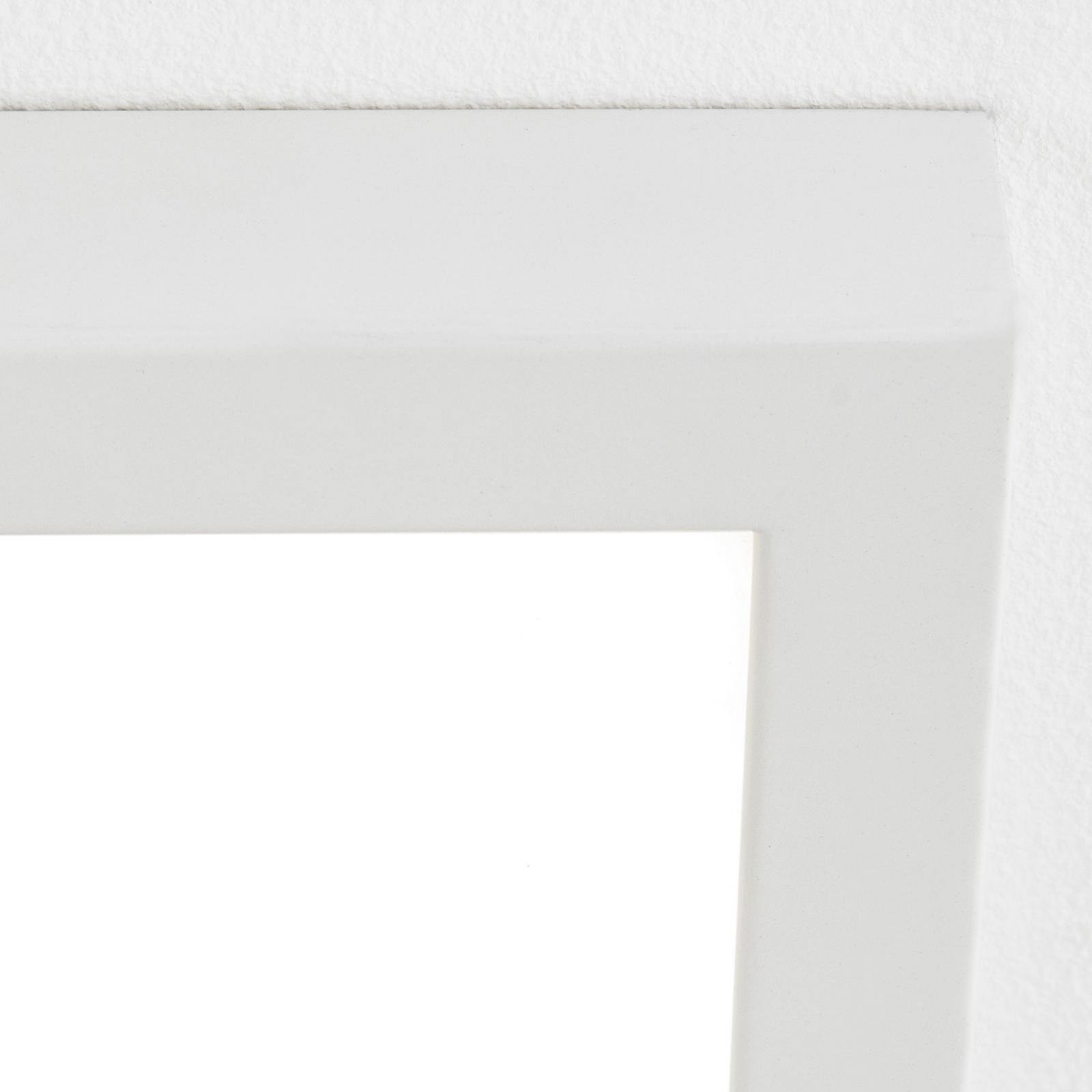 LED ceiling lamp Disc, white Length 40 cm CCT Metal/plastic