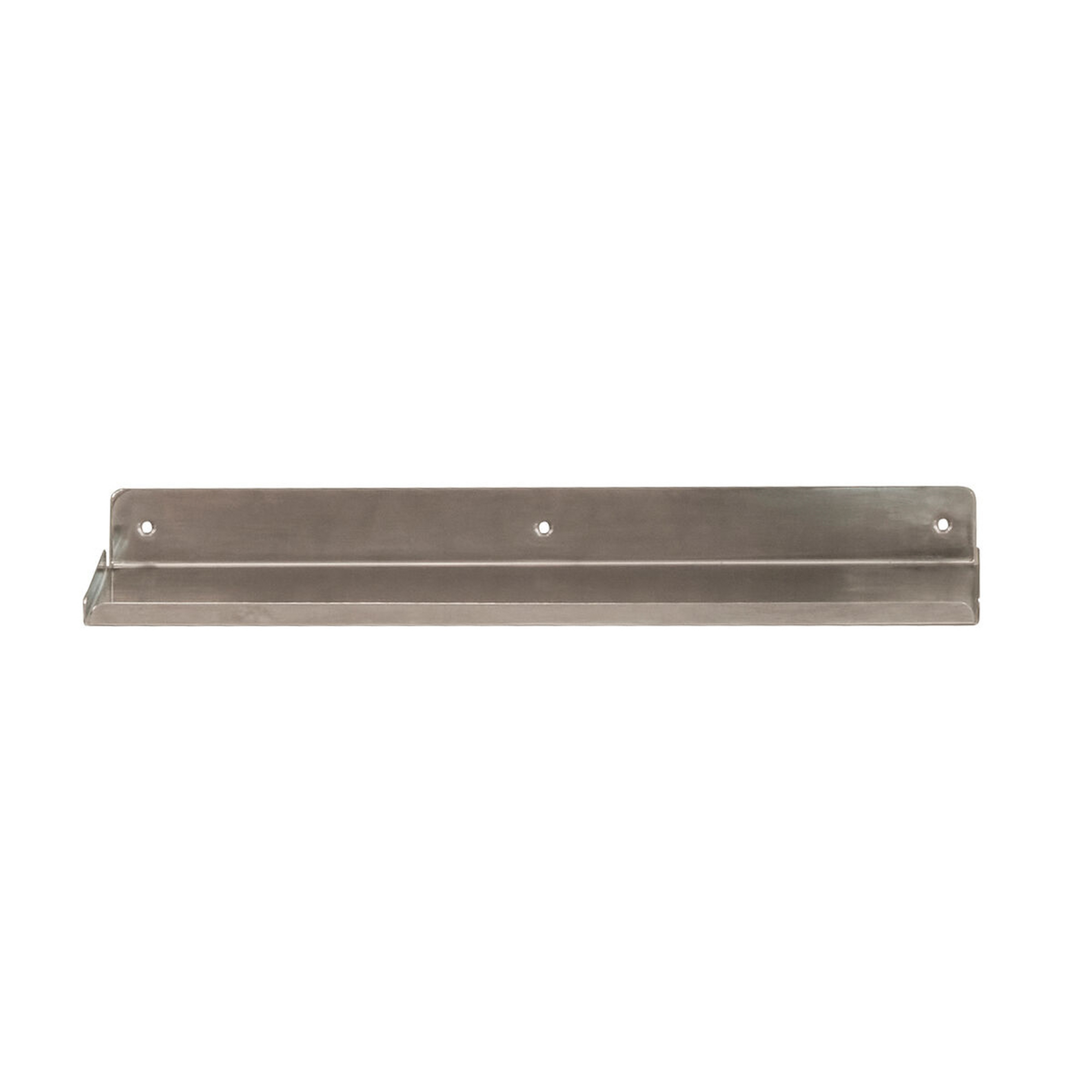 Scaffale HDLedge, argento spazzolato, larghezza 43 cm - House Doctor