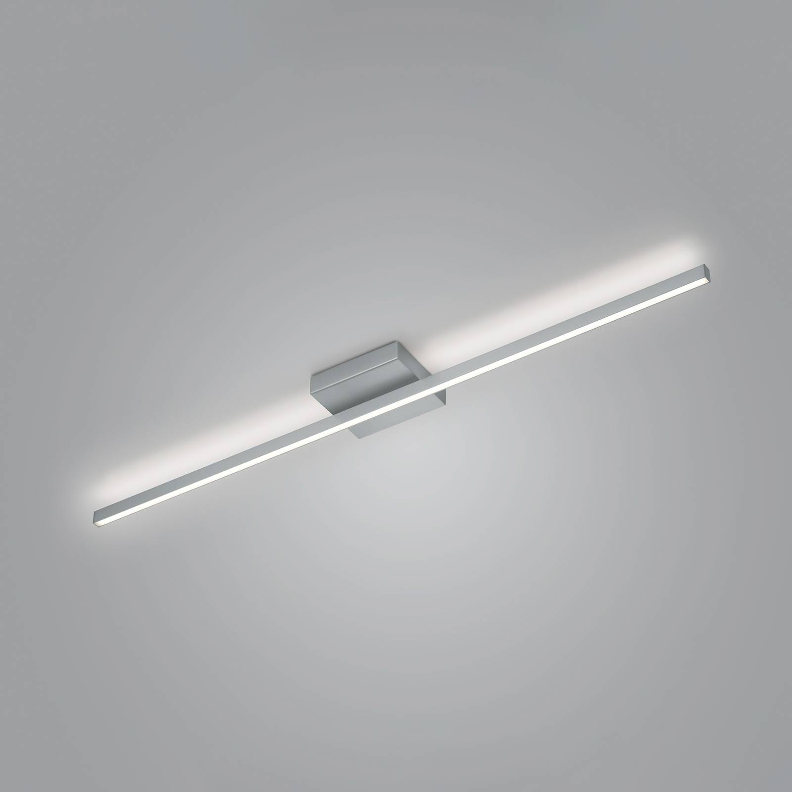 Knapstein LED-taklampa Nuri up/down 1 lampa nickel