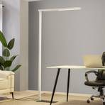 Arcchio LED office floor lamp Tamilo, white, metal, 194 cm