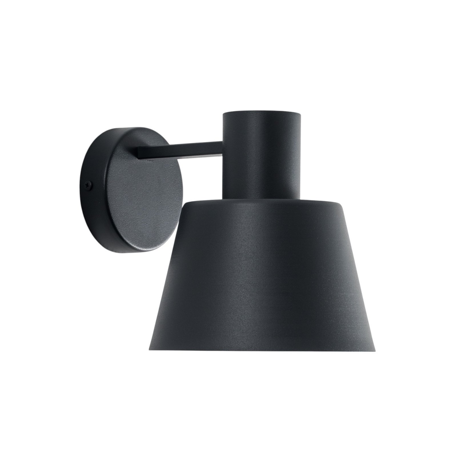 Dunka wall light, anthracite, 1-bulb, steel, height 17 cm