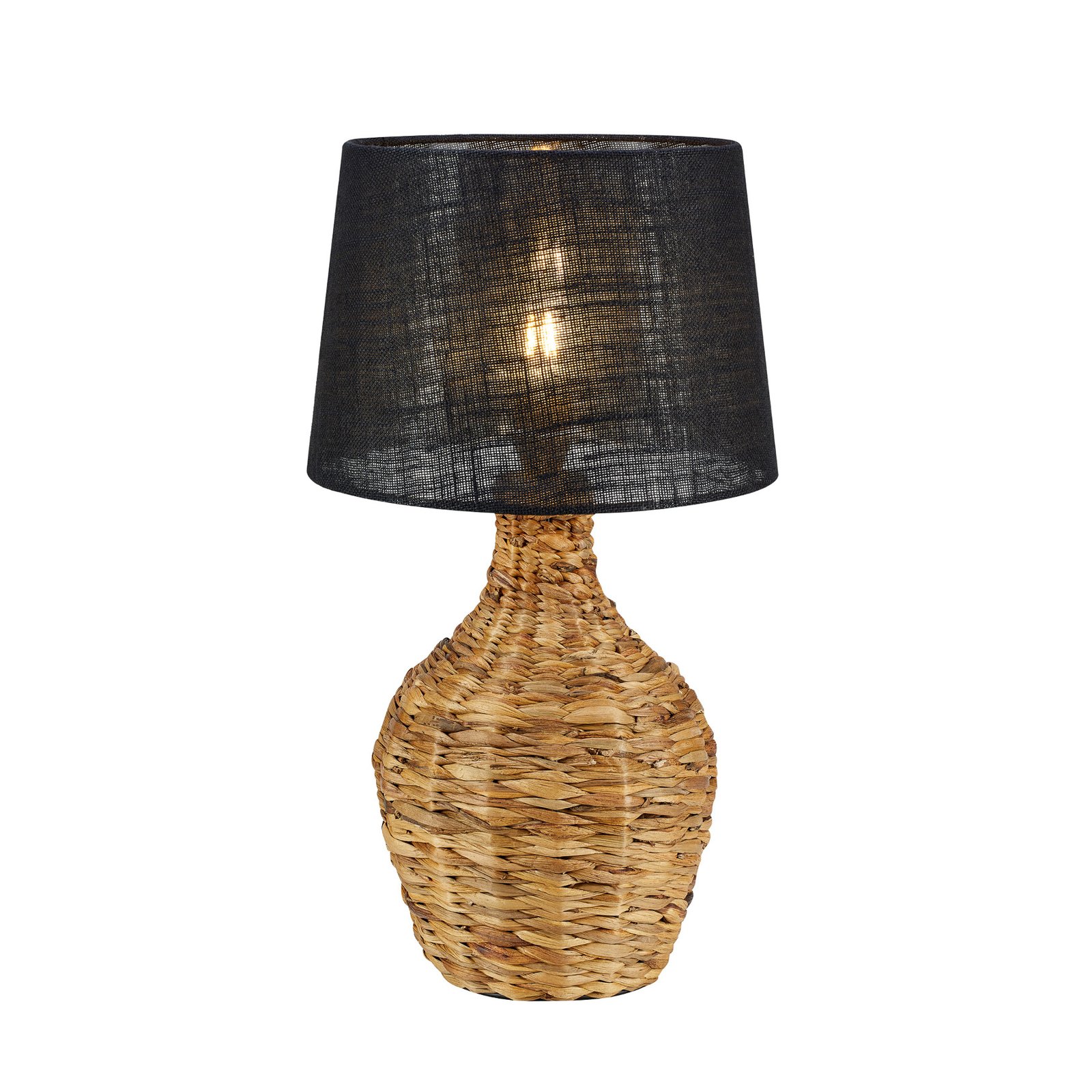 Paglia 1 Bordlampe Black/Natural - Markslöjd