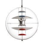 VP Globe 40 függő világítás, kék/narancssárga, Ø40 cm – VERPAN