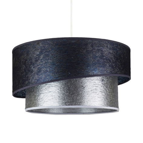 Hängeleuchte Shine, grafit/silber