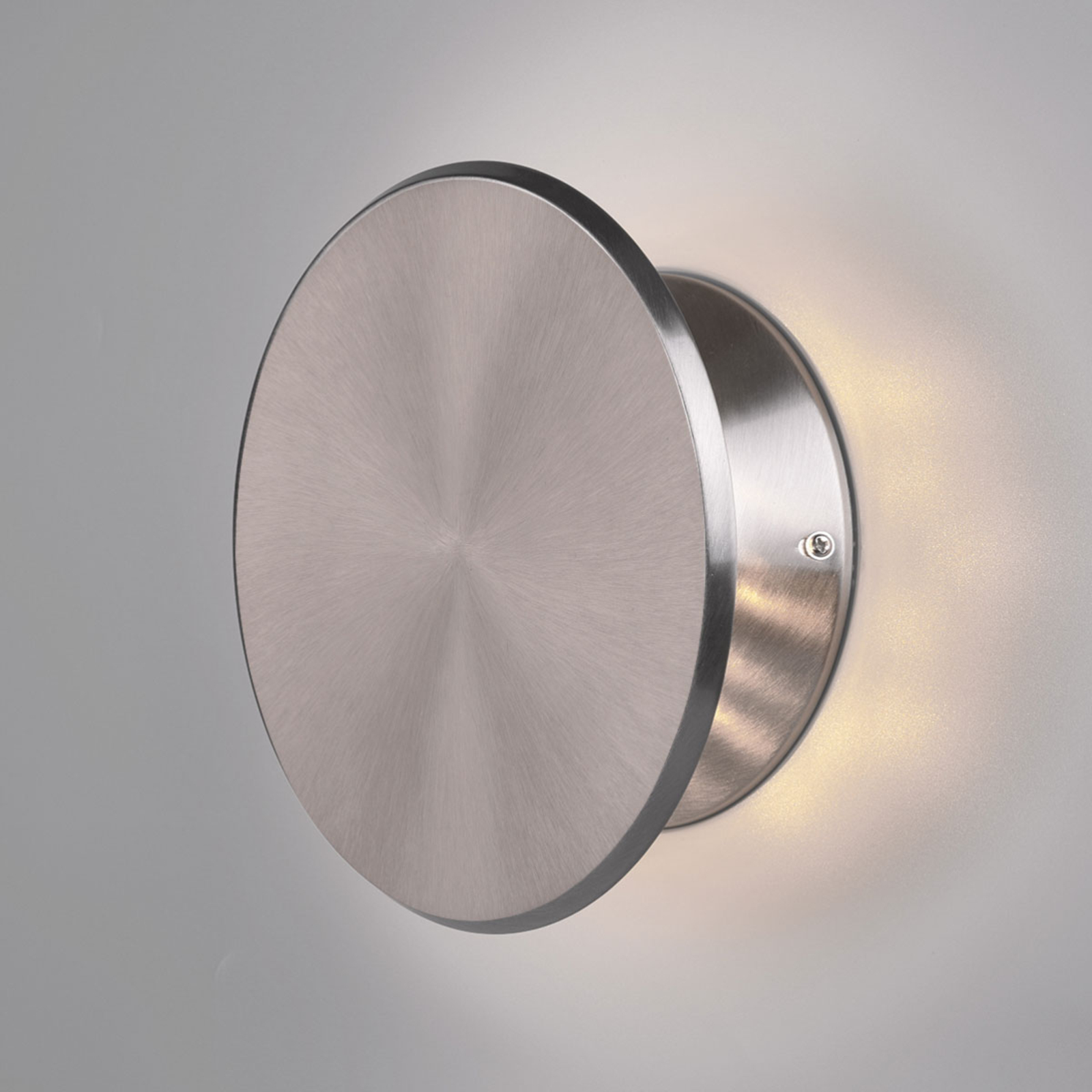 Trio Lighting Gaston LED wall light, pivotable, nickel, for Living / Dining Room, metal, 8 W, energy efficiency: A+