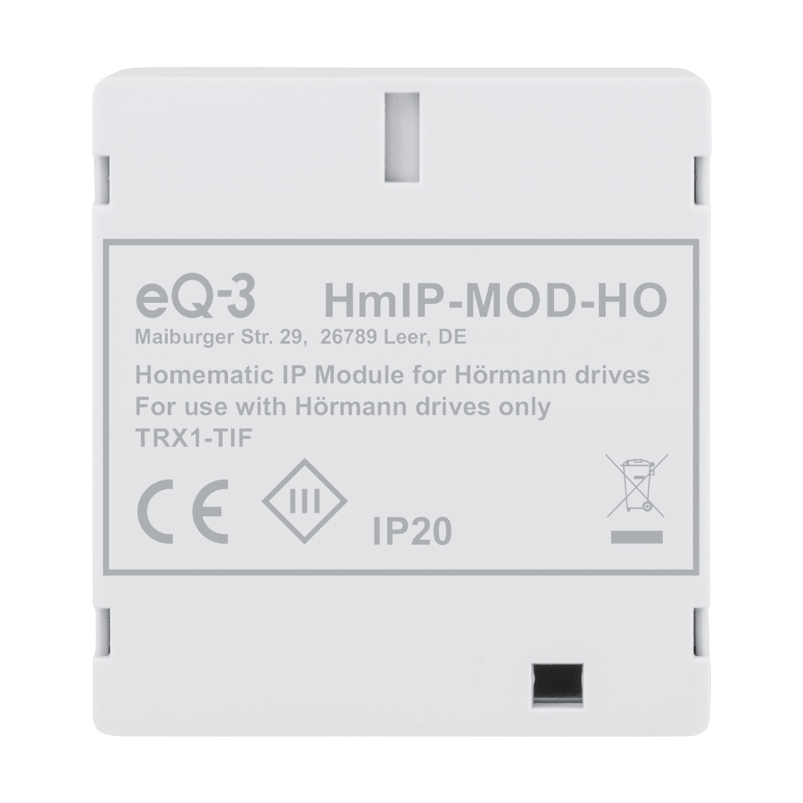 Homematic IP module adaptateur pr moteurs Hörmann