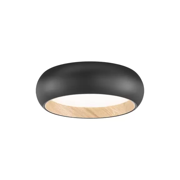 Lampenwelt Schöner Wohnen Wood LED-Deckenlampe Ø 40 cm