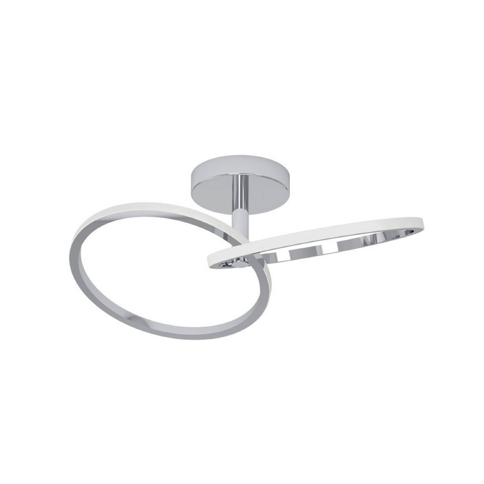 EGLO LED-Deckenlampe CONGIUNTI, chromfarben, 47 x 28 cm, CCT