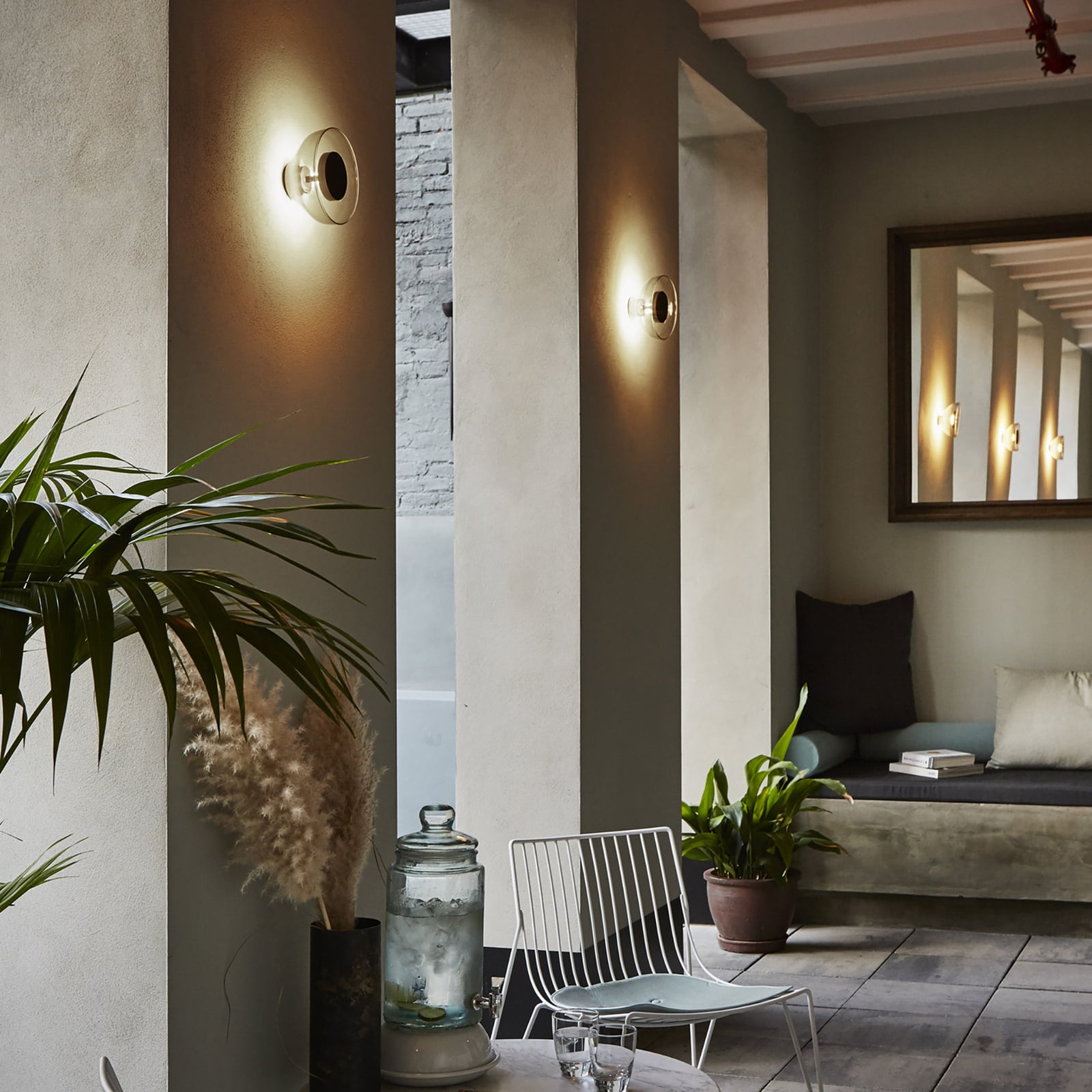 Aura LED wandlamp, Ø 18 cm, transparant - MARSET