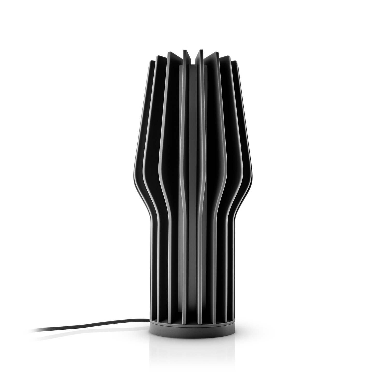 EVA Solo Lampe à poser LED rechargeable Radiant, noir, caoutchouc, IP44