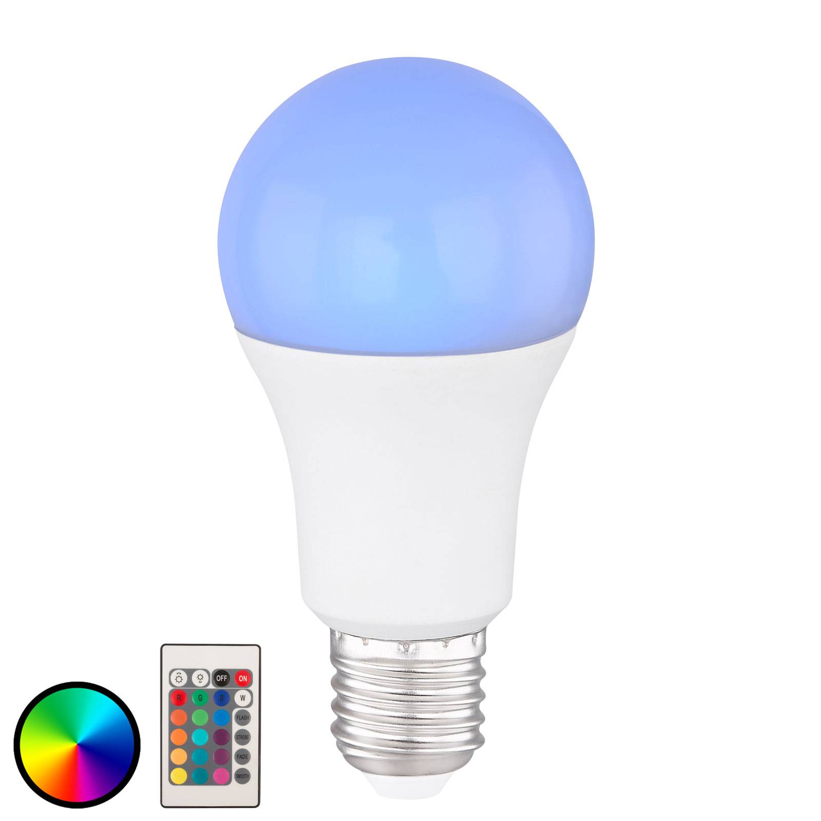 LED-lampa E27 10 W Tuya-Smart RGB dimbar