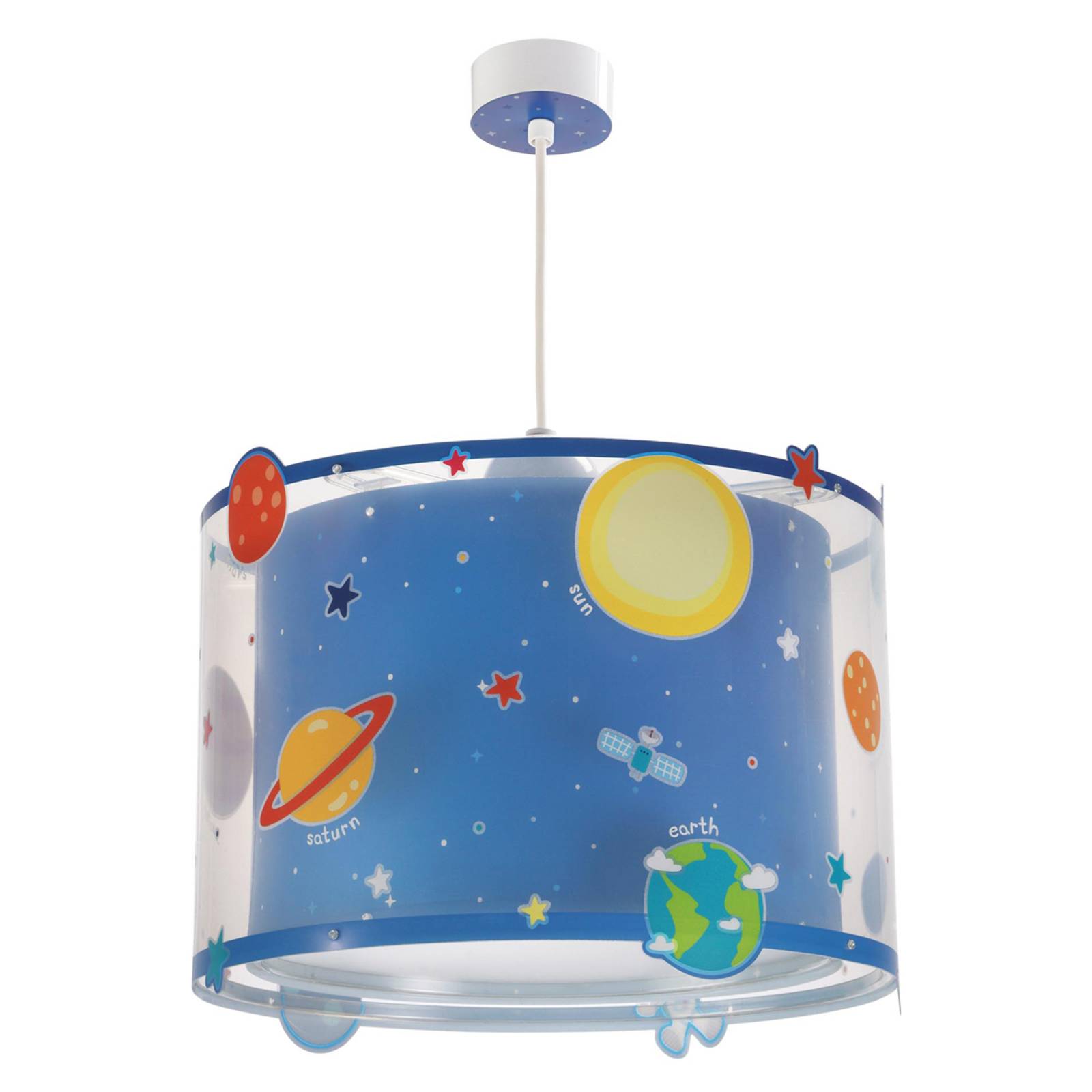 Dalber Kinder-Pendelleuchte PLANETS mit Motiv