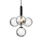 Miira 4 Candelabru Rock Grey/Optic Clear - Nuura