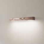 LED drvena zidna svjetiljka Teo, orah, 46 cm, 3000 K