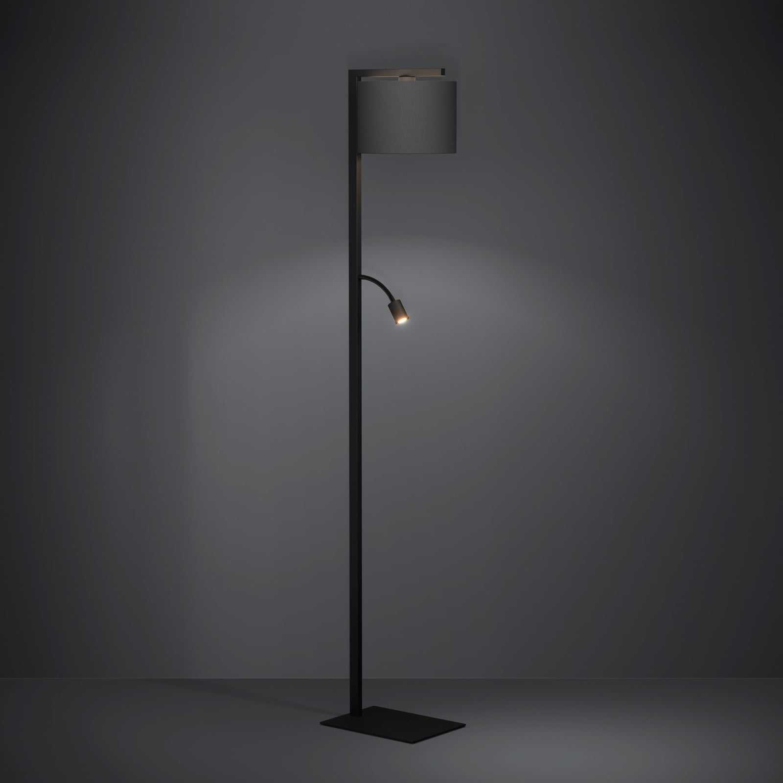 Foligno Stehlampe, schwarz, Leselampe - EGLO Stars Of Light