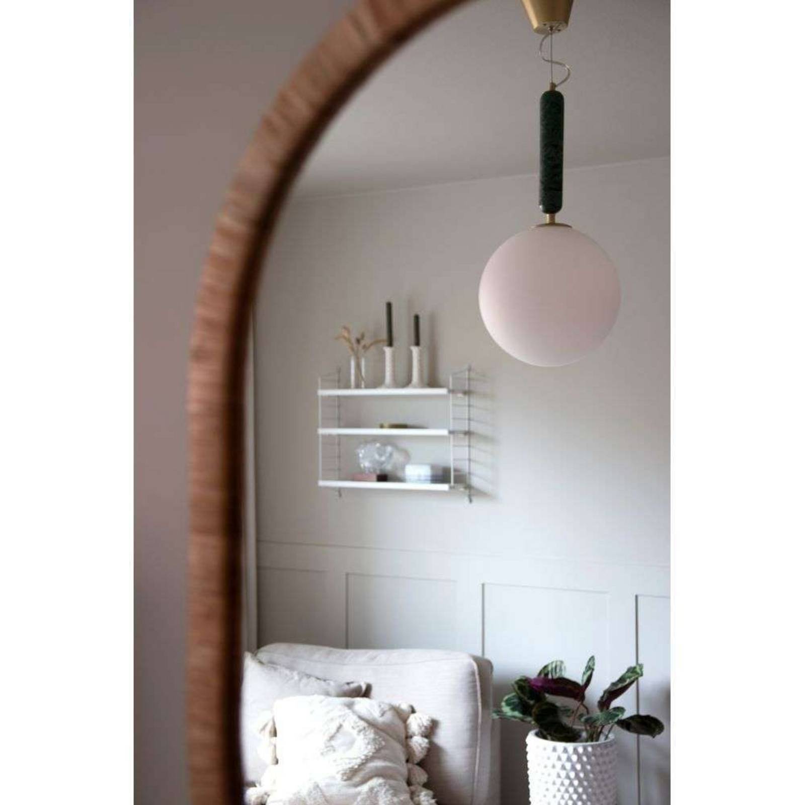 Globen Lighting Pendelleuchte Torrano, grün, Ø 30 cm günstig online kaufen