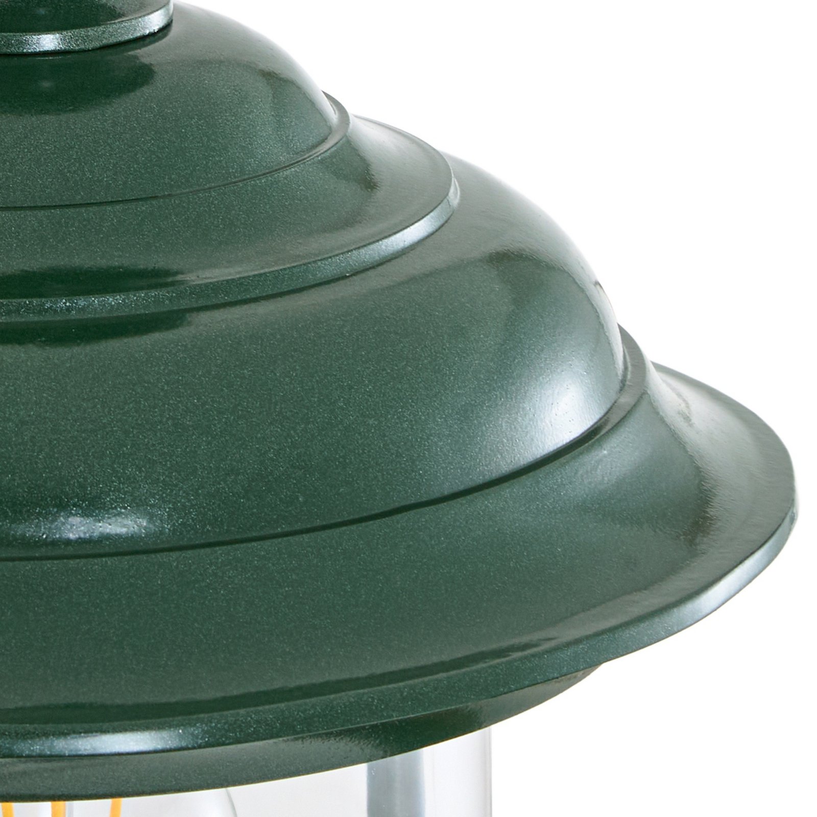 Applique da esterno Clint, IP44, verde, alluminio, 42 cm - Lindby