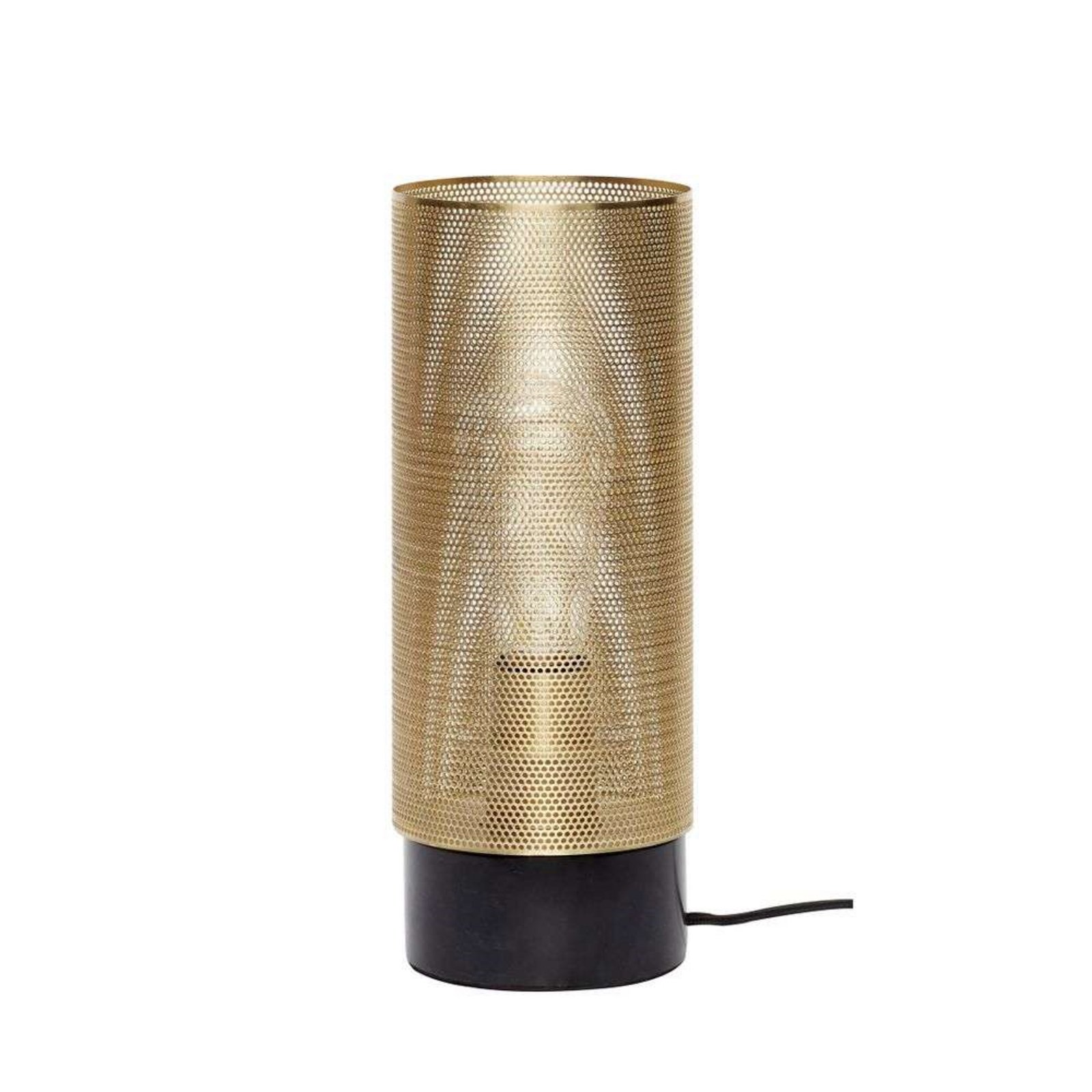 Edge Table Lamp Brass/Black - Hübsch