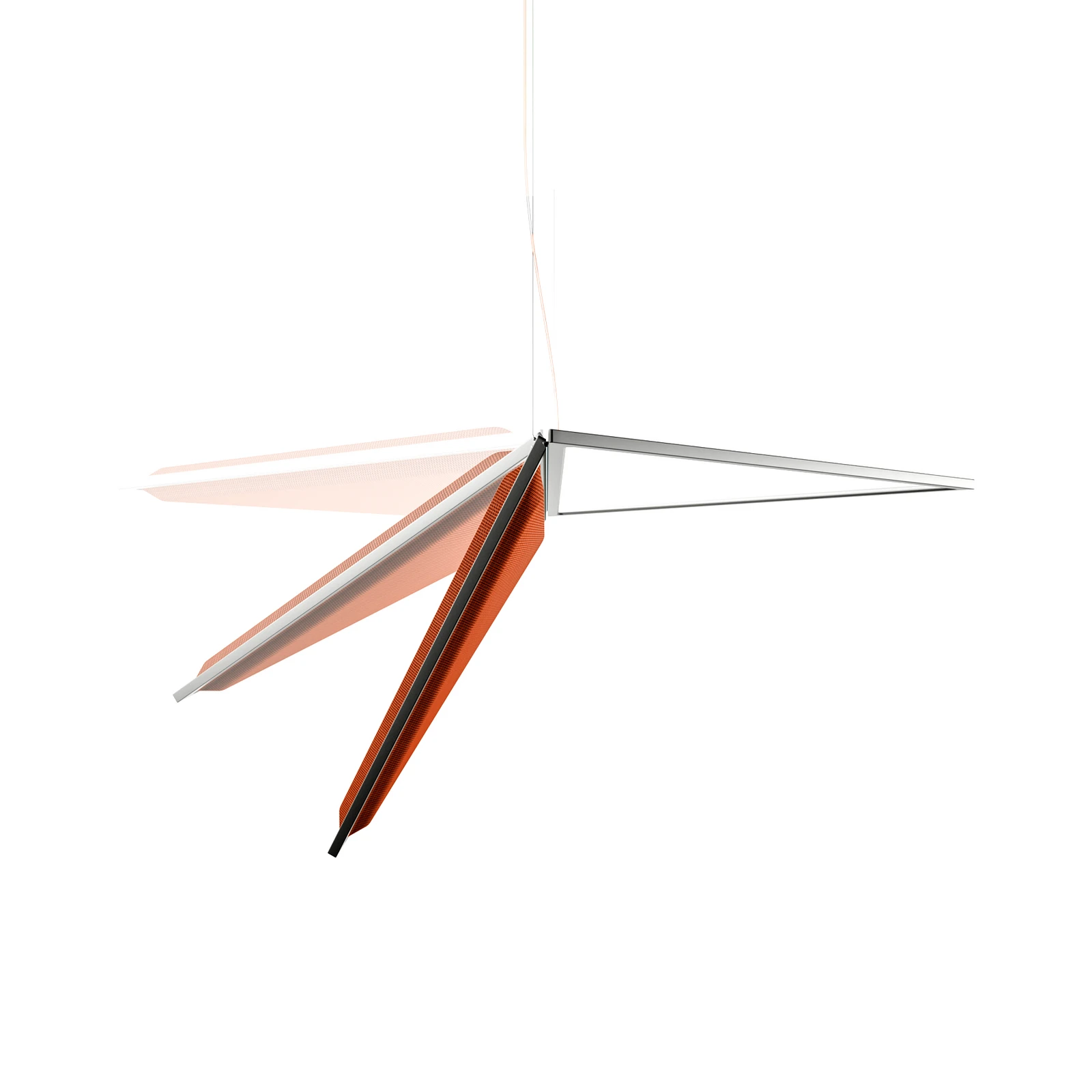 Artemide Flexia LED-Hängeleuchte, orange