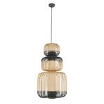 Bamboo Lustră Pendul Totem 3 Black - Forestier