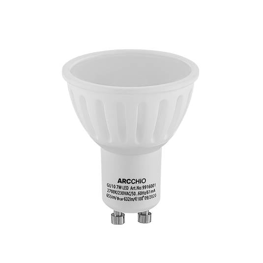 Arcchio LED-heijastin GU10 100° 7W 2700K