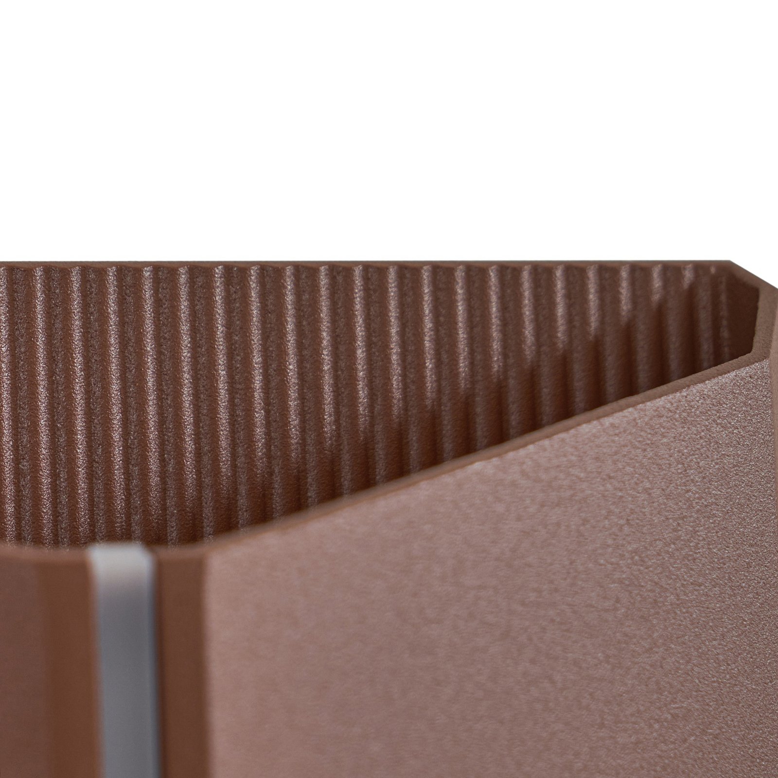 Anlira udendørs LED-væglampe, op og ned, brun, IP65 - Lindby