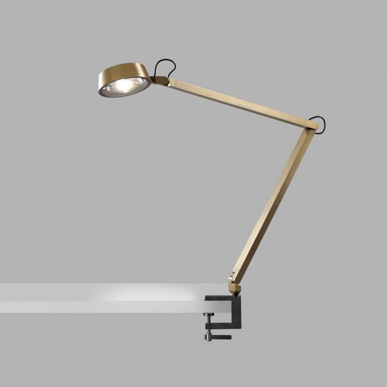 Dark T2 Table Lamp w/Base Brass - LIGHT-POINT