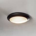LED-Außenwandlampe Umberta schwarz, CCT