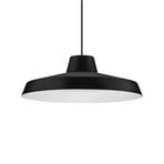 LED hanglamp Miguel, zwart, aluminium, 2.700 K