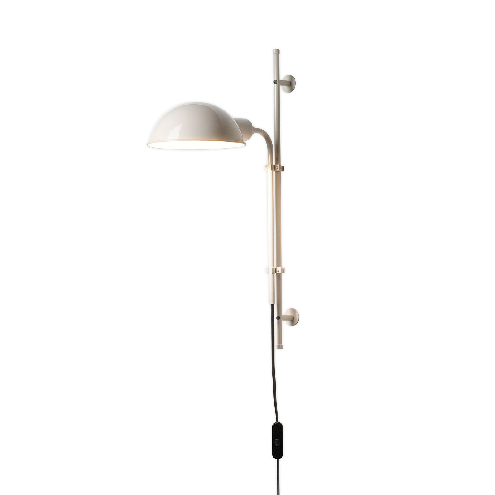 MARSET Funiculí A wall light, pearl white