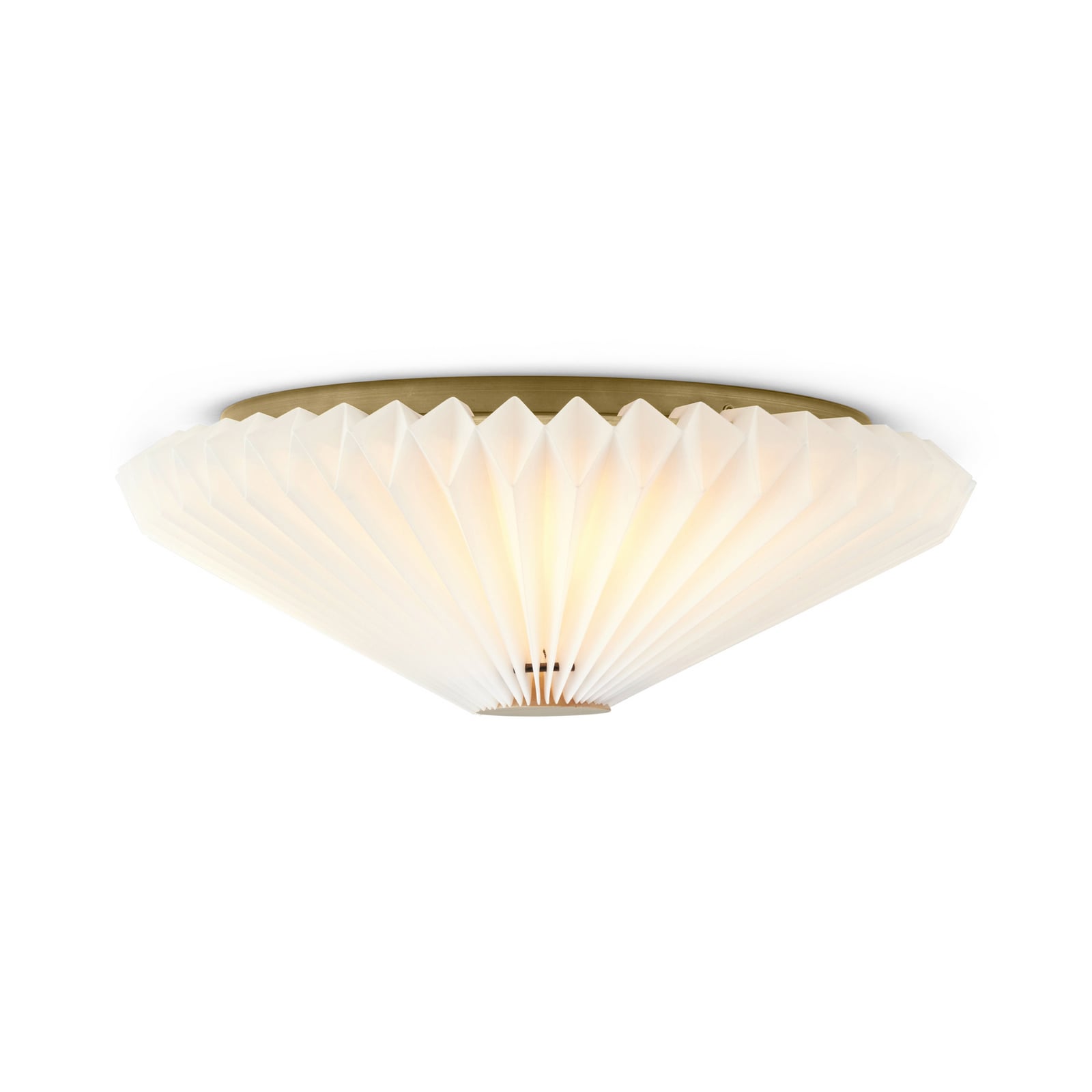 Paris ceiling light, white, Ø 50 cm, fabric, G9 - Halo Design