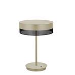 Lampe de table LED Mesh 43 cm sable/noire
