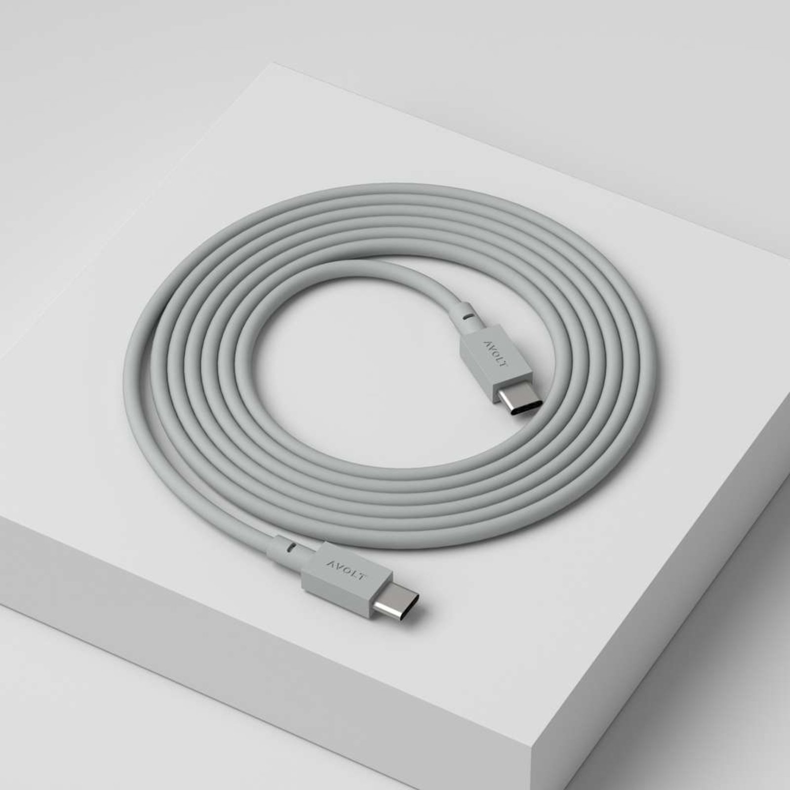 Kabel USB-C zu USB-C, grau, Länge 2 m - AVOLT