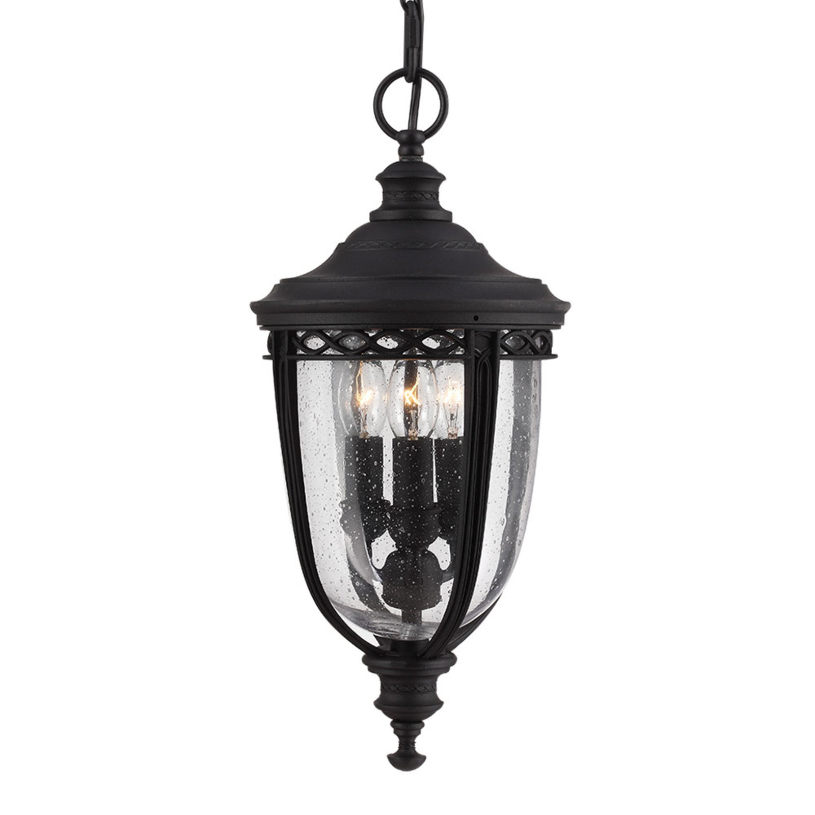 English Bridle hanging light for outdoors