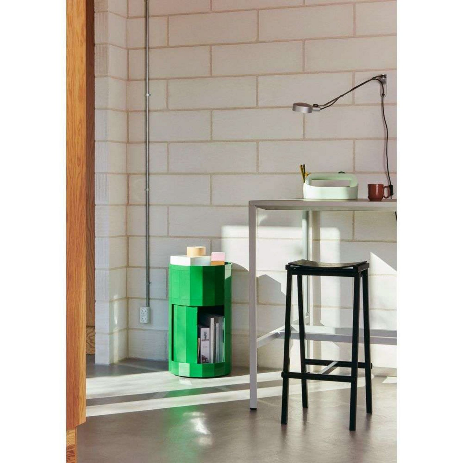 Facet Cabinet incl. Feet & Castors High Spinach Green - Hay