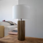 Tischleuchte Hashira mit Stoffschirm