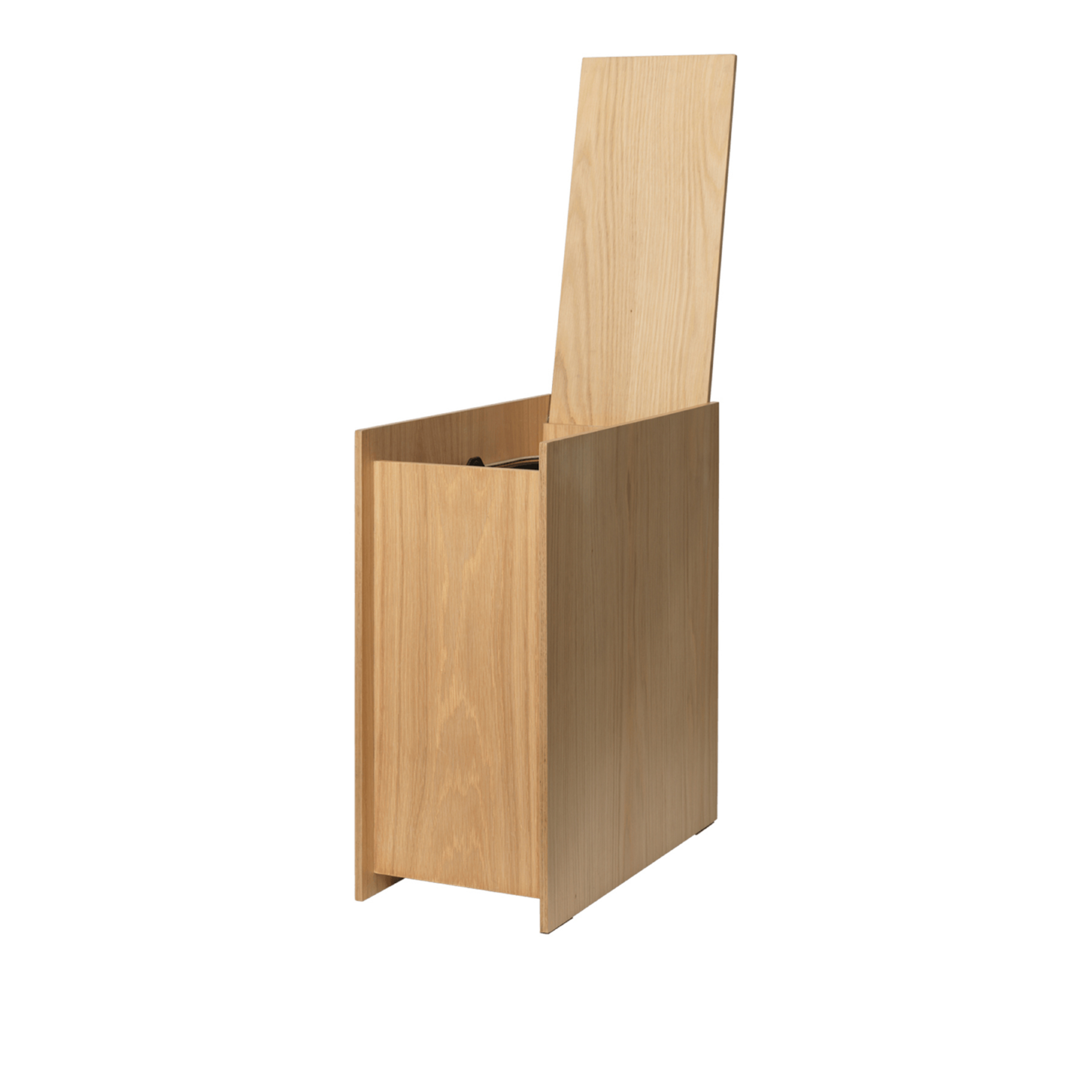 Sama wastepaper basket, height 51 cm, oak wood - ferm LIVING
