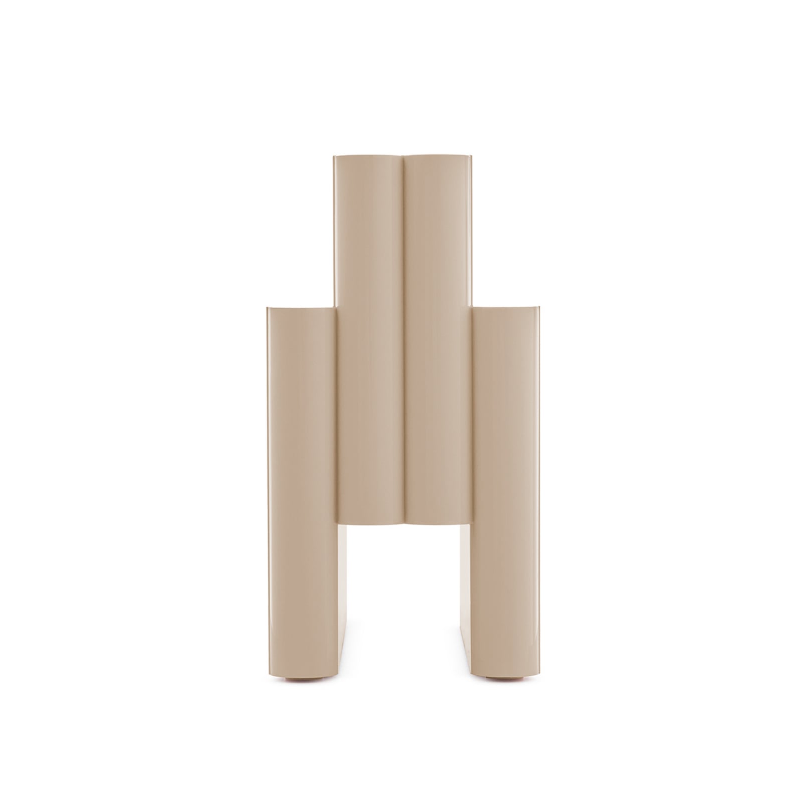 Magazine rack, beige, length 40 cm, height 35 cm - Kartell Magazine rack, beige, length 40 cm, height 35 cm - Kartell