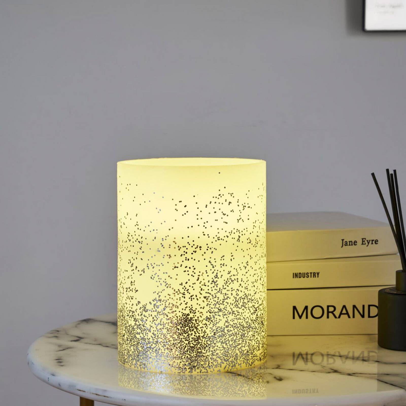 Image of Pauleen Glowing Glitter BIG Candle bougie LED cire 4000870482476